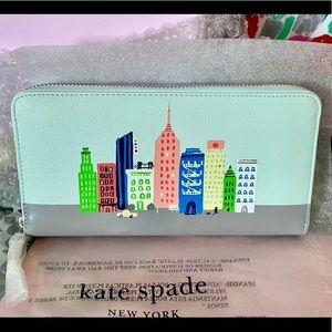 Kate Spade Rock Center Zip Around Wallet